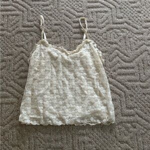 Old Navy Cream Lace Camisole Top